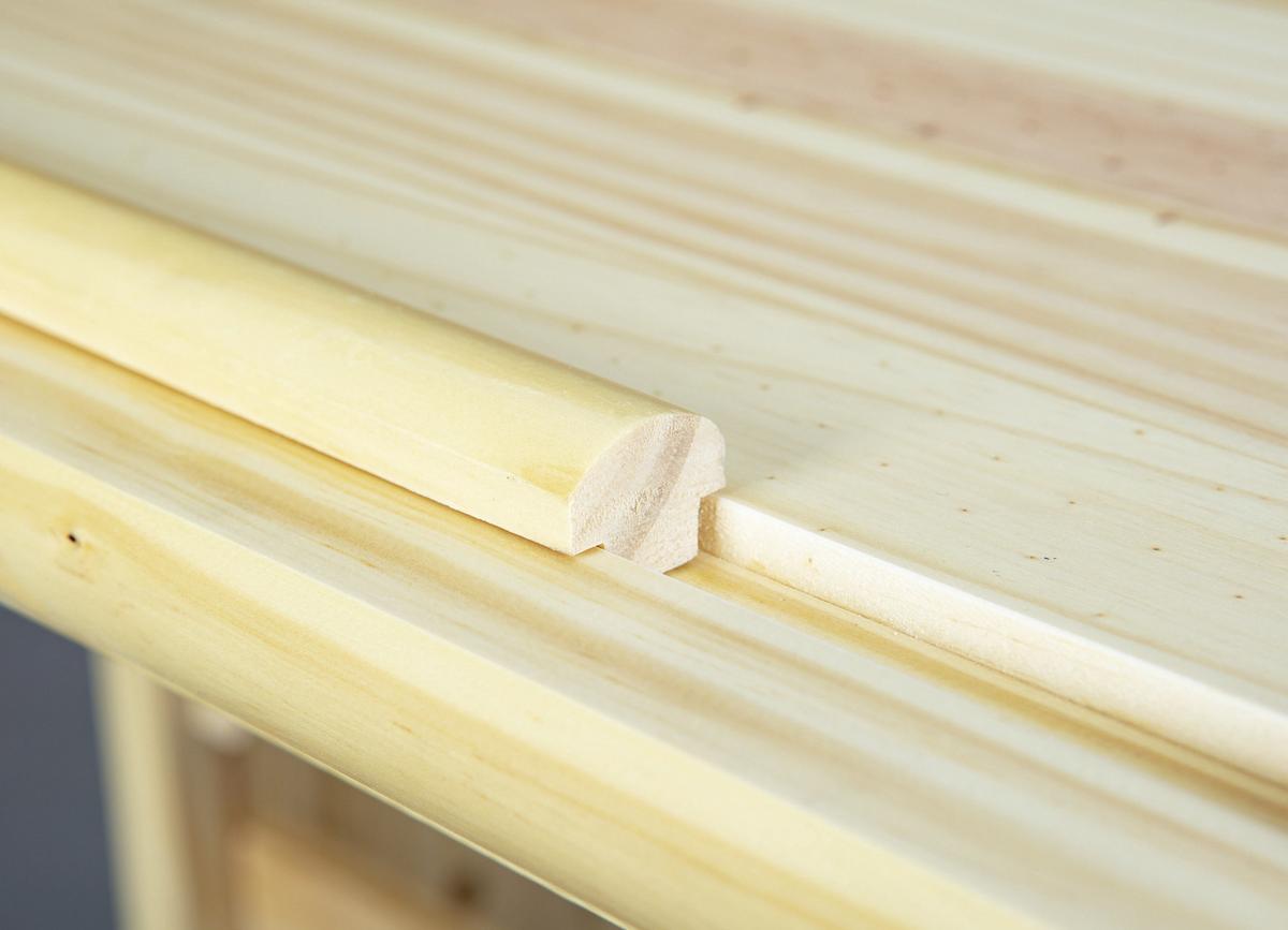 Jugendschreibtisch Massiv B 109cm H 63-96cm Julia Kiefer - Kieferfarben, Basics, Holz (109/55/63-96cm) - MID.YOU