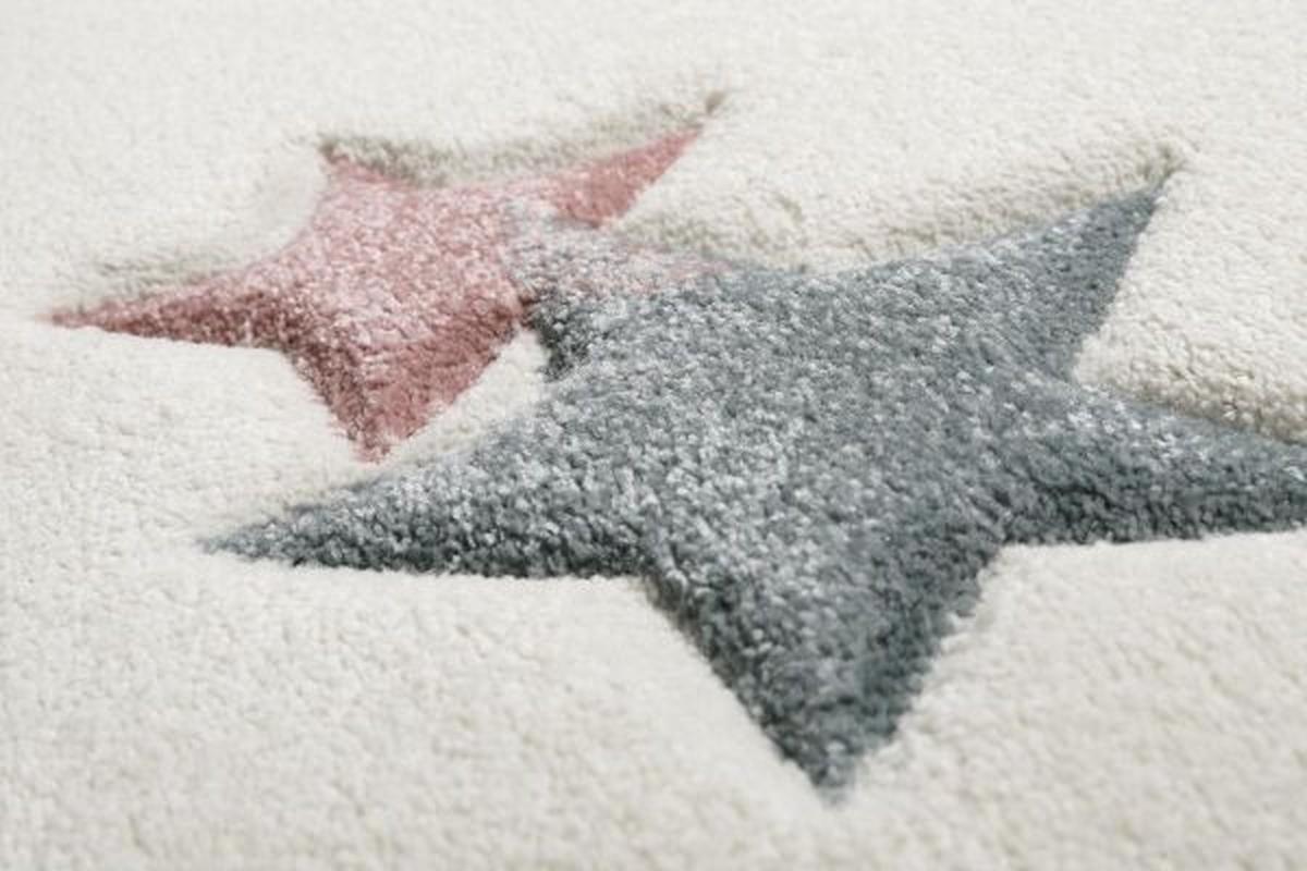 Kinderteppich Jonne - Hellrosa/Weiß, Trend, Textil (80/150cm) - Esprit