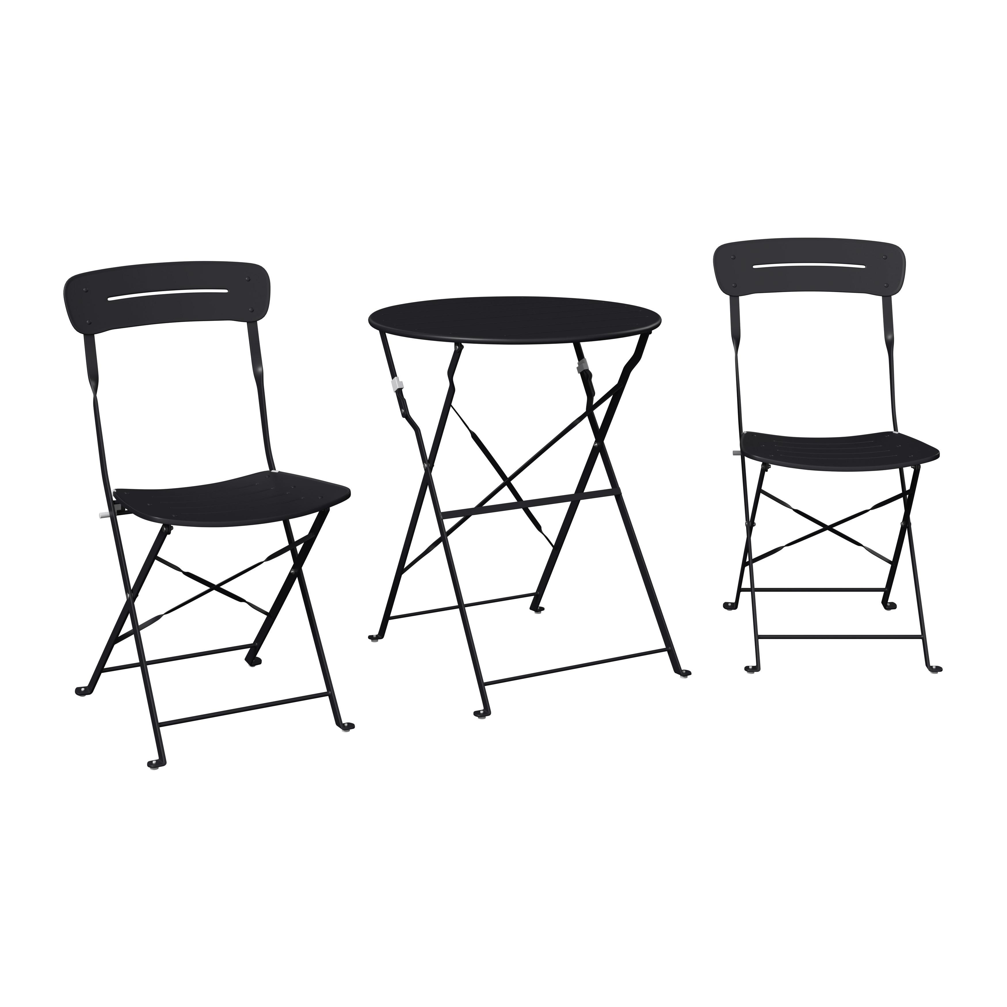 Balkonset Paris *ph* - Grau, MODERN, Metall - Beldano