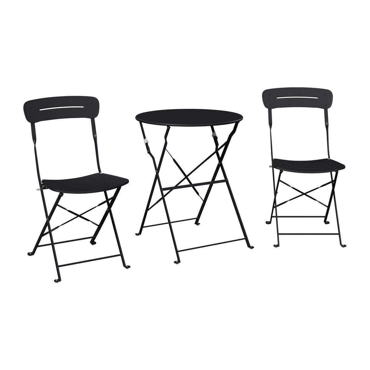 Balkonset Paris *ph* - Grau, MODERN, Metall - Beldano