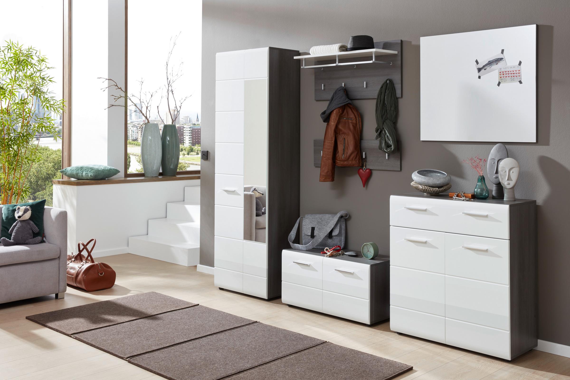 Garderobe LINE Weiß