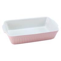 Auflaufform Classic Pastell Rosa B: 20 cm - Rosa, KONVENTIONELL, Keramik (33/20/7,5cm) - Creatable
