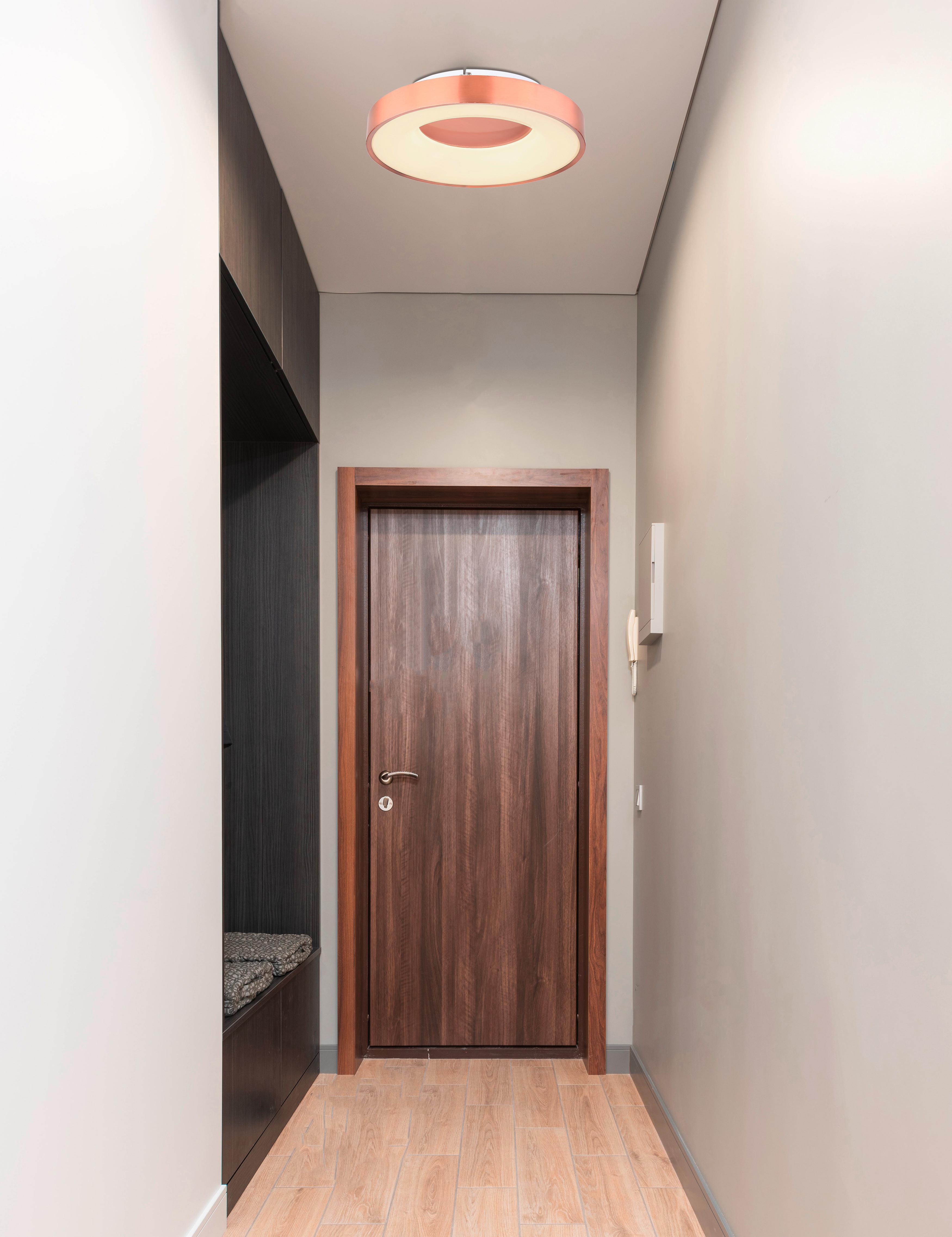 Led-deckenleuchte 41758-30c Ø 40 Cm - Opal/Weiß, Design, Kunststoff/Metall (40/10cm) - Globo