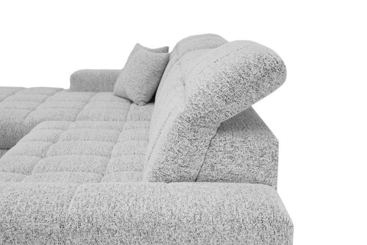 Sedačka SANTORINI, levá, šedá - Moderní (193/291cm) - Premium Living