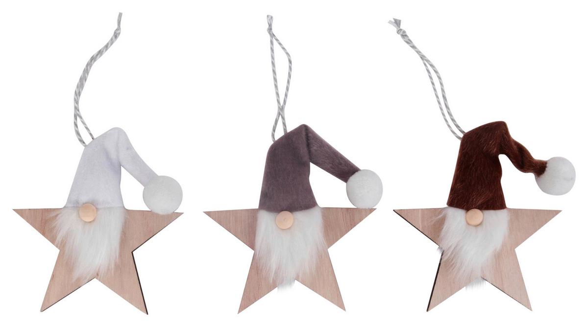 Weihnachtsfigur Christoph - Multicolor, KONVENTIONELL, Glas/Holz - Luca Bessoni