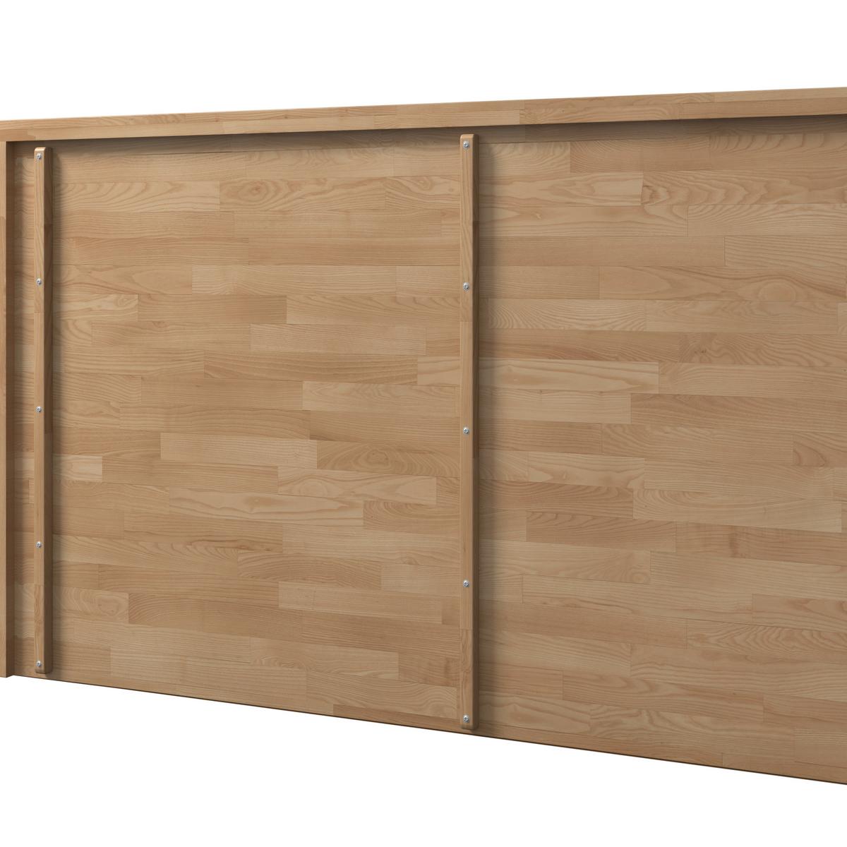 Dřevěná postel WILMA 180x200 cm, dub divoký - divoký dub, Moderní, dřevo (180/200cm) - Bessagi Home