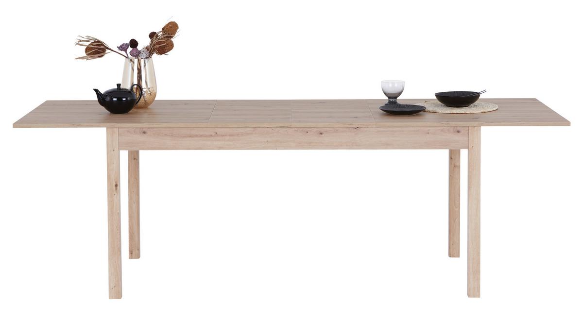 Kihúzható Asztal Brick 160 Az - Artisan tölgy, Konventionell, faalapú anyag (160-230/76/80cm)