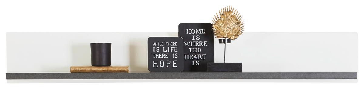 Wohnkombination Modern 4 Tlg. Mit Led Alassio 1, Weiß - MODERN (327/200/40,5cm) - Luca Bessoni