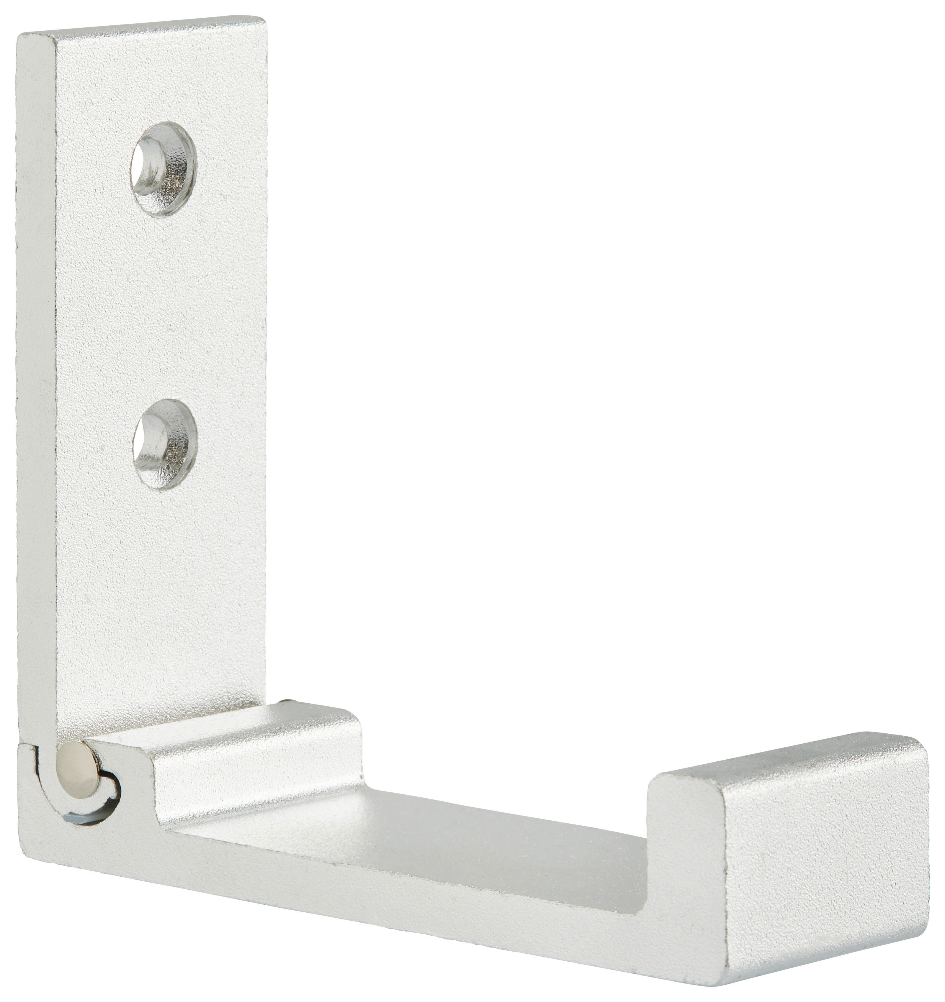 VEŠIAKOVÝ HÁČIK MAX -SB- - strieborná, kov (3/8/2cm) - Mömax