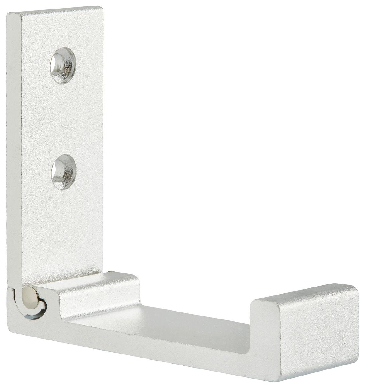 VEŠIAKOVÝ HÁČIK MAX -SB- - strieborná, kov (3/8/2cm) - Mömax