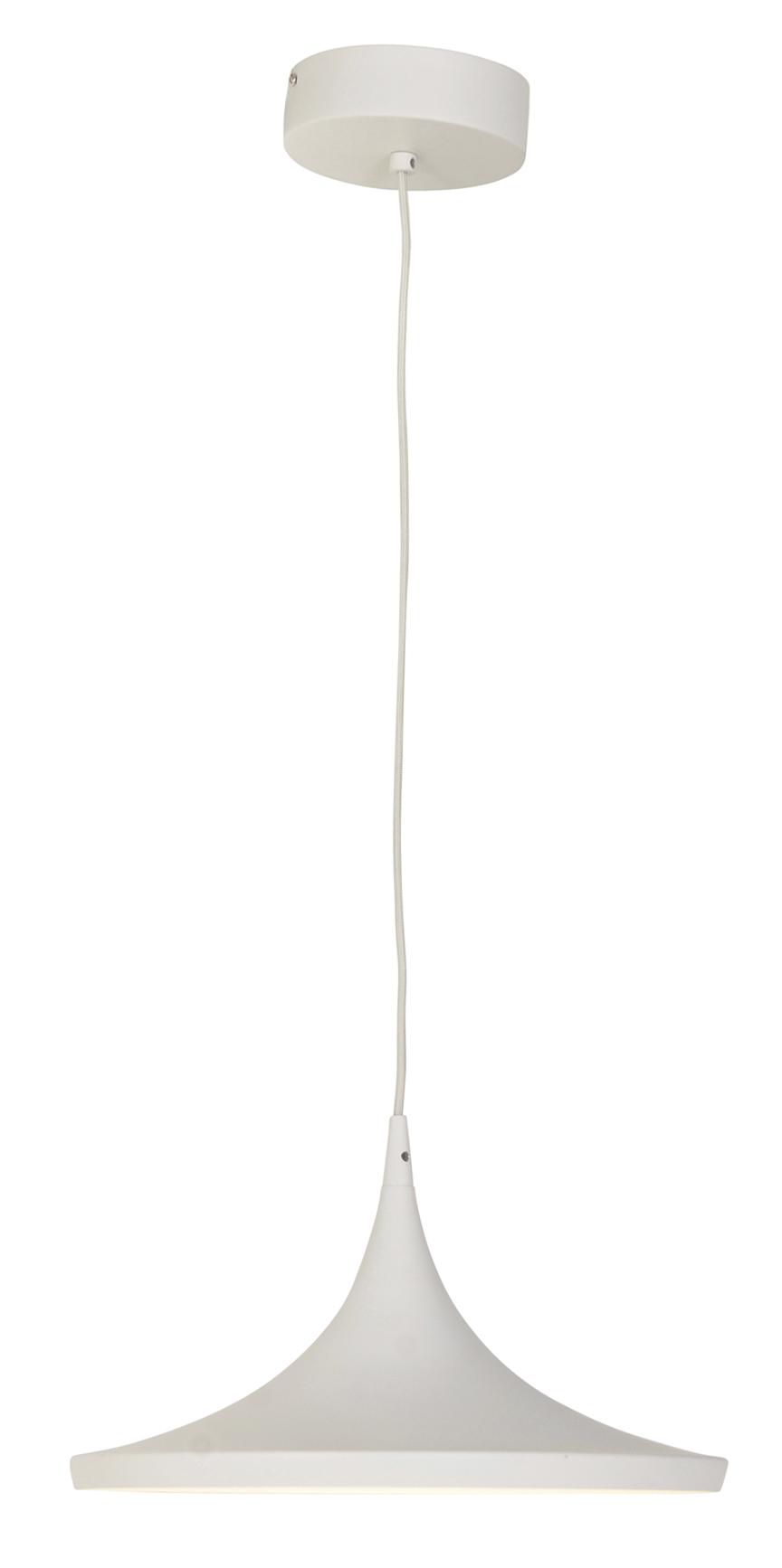 LED-Hängleuchte Oslo H: 150 cm 7042223 Oslo - Weiß, Design, Metall (37/150cm) - Näve