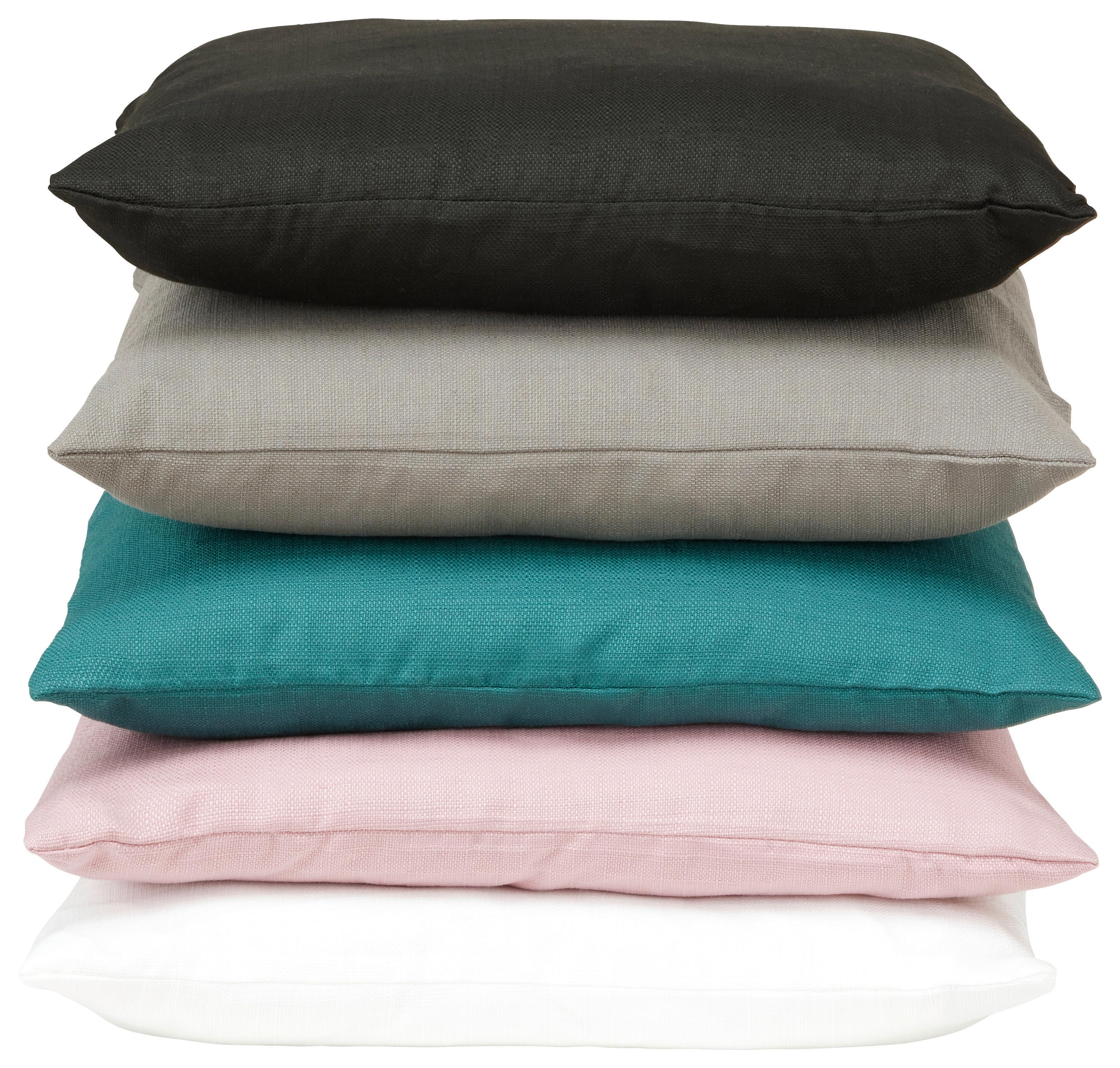POŤAH NA VANKÚŠ Malmö, 45/45cm - čierna/sivá, Konventionell, textil (45/45cm) - Modern Living