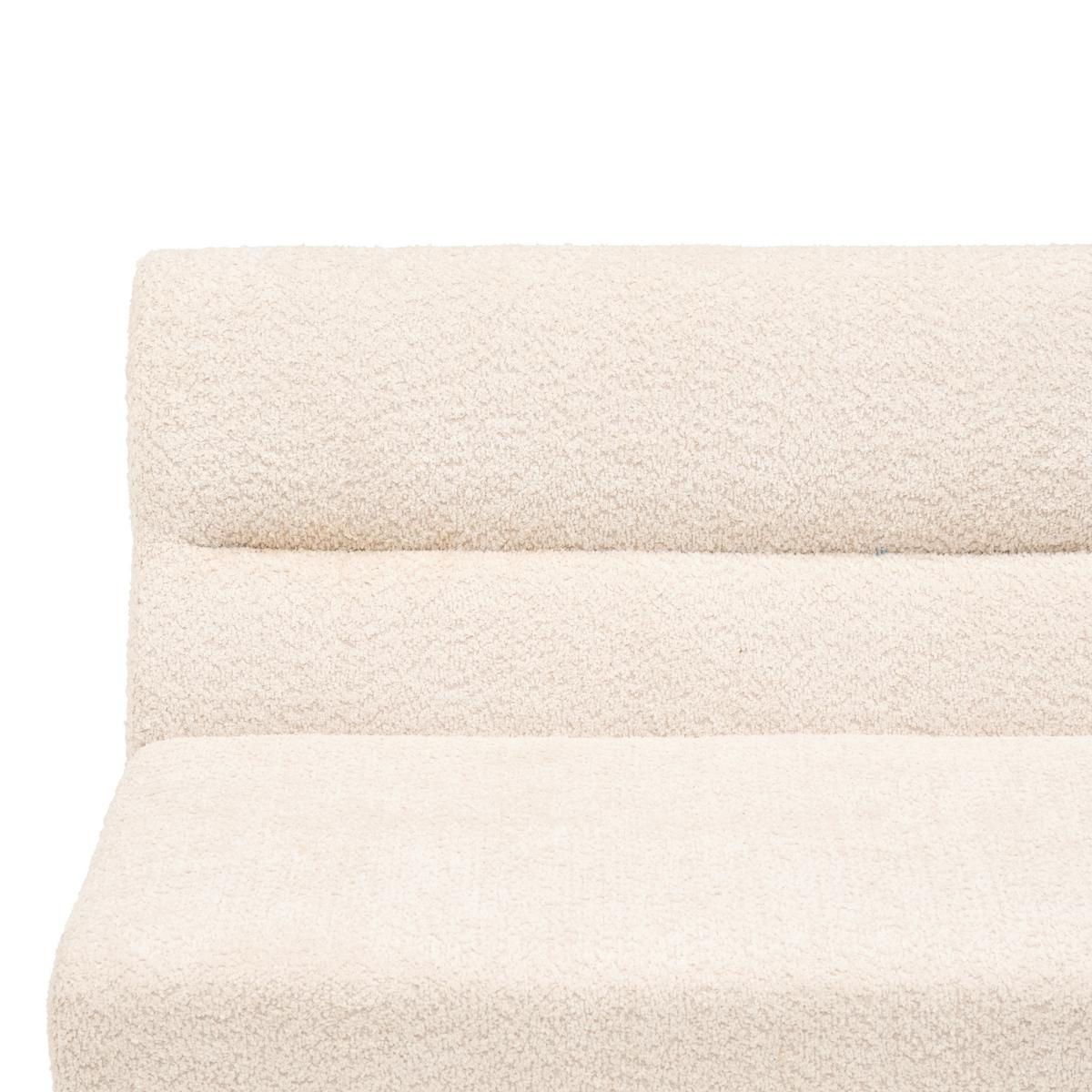 Eckbank Kea Beige, S: 190x150 Cm - Beige/Schwarz, KONVENTIONELL, Textil/Metall (190/150cm) - MID.YOU