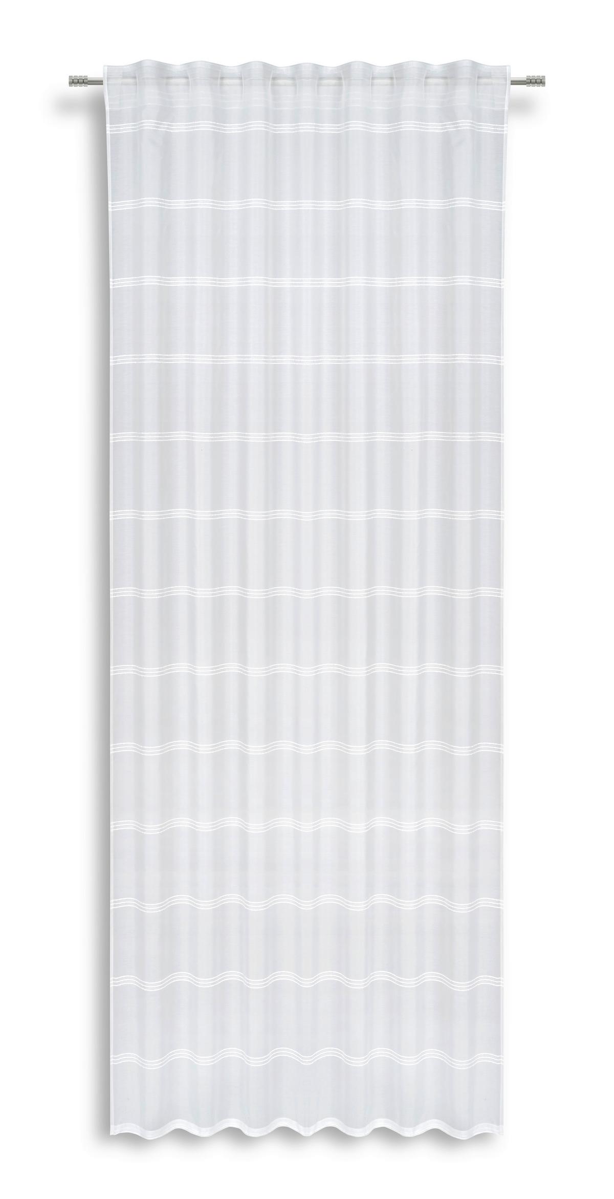 Készfüggöny Bibiana Kb. 140/245cm - fehér, Modern, textil (140/245cm) - Luca Bessoni