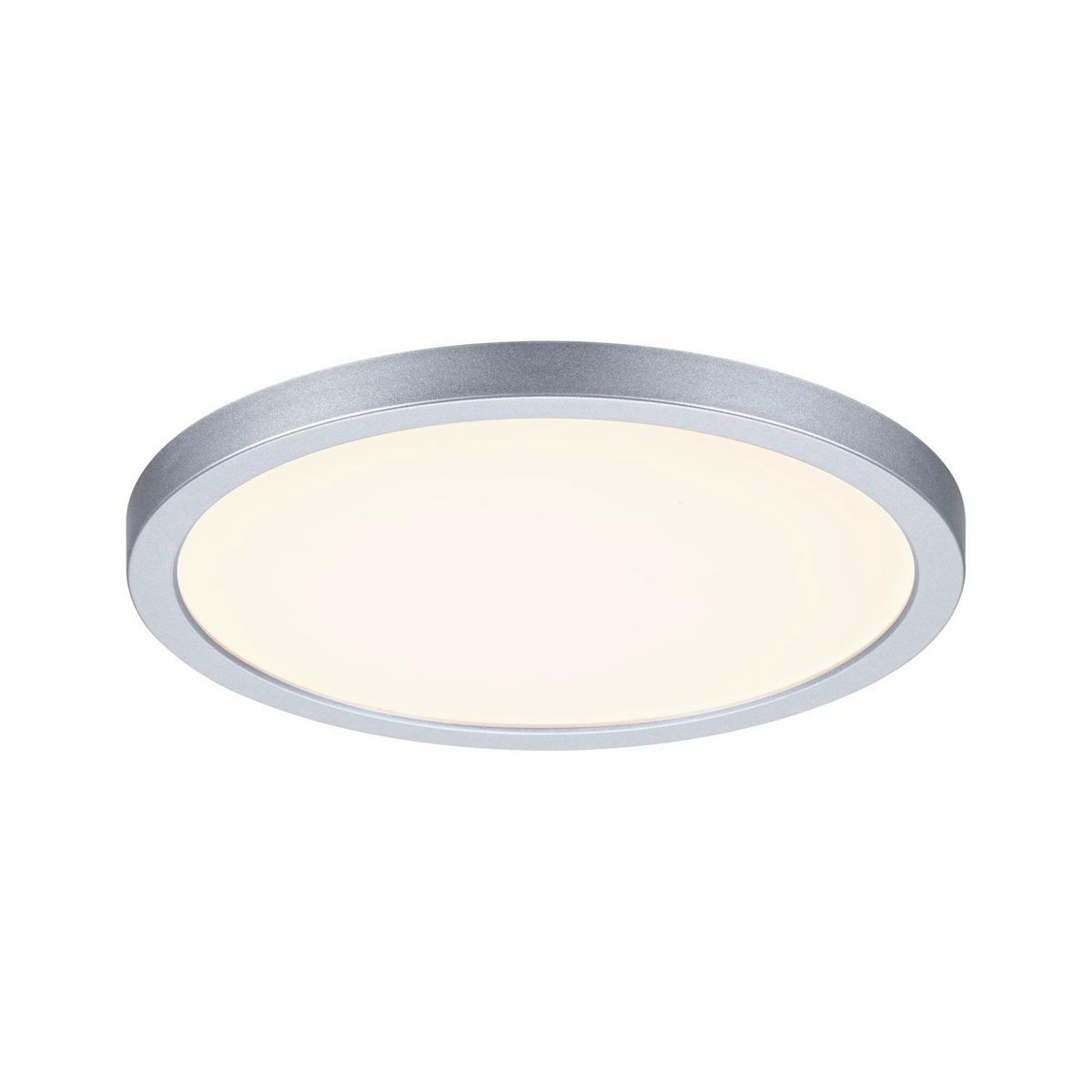 Led-paneel Ø 17,5 Cm Rund Dimmbar - Chromfarben, Design, Kunststoff (17,5/1cm) - Paulmann