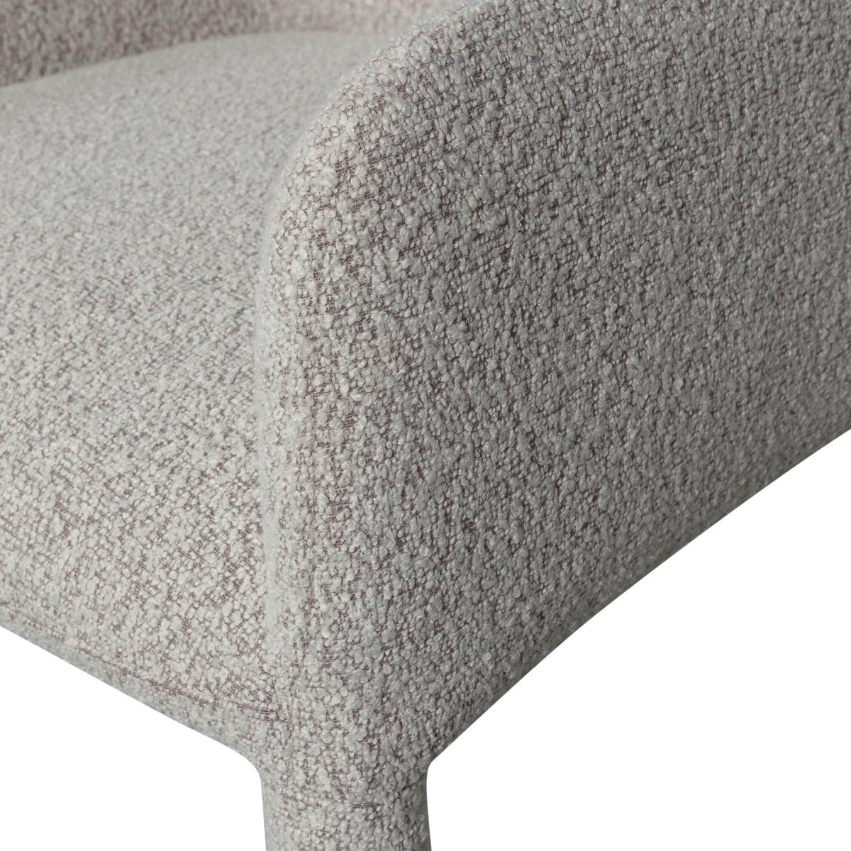 ARMLEHNSTUHL Elegance Greige B: 54cm - Greige, Design, Textil (54/83/57cm) - Livetastic
