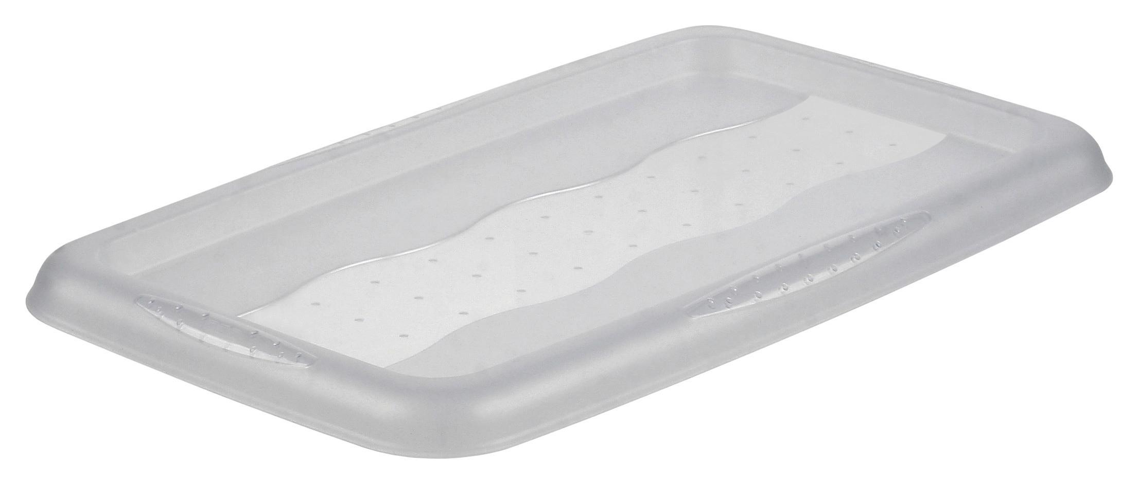 Boxdeckel Emilia Kunststoff 21x35,5 cm Transparent - Transparent, KONVENTIONELL, Kunststoff (21/35,5cm)