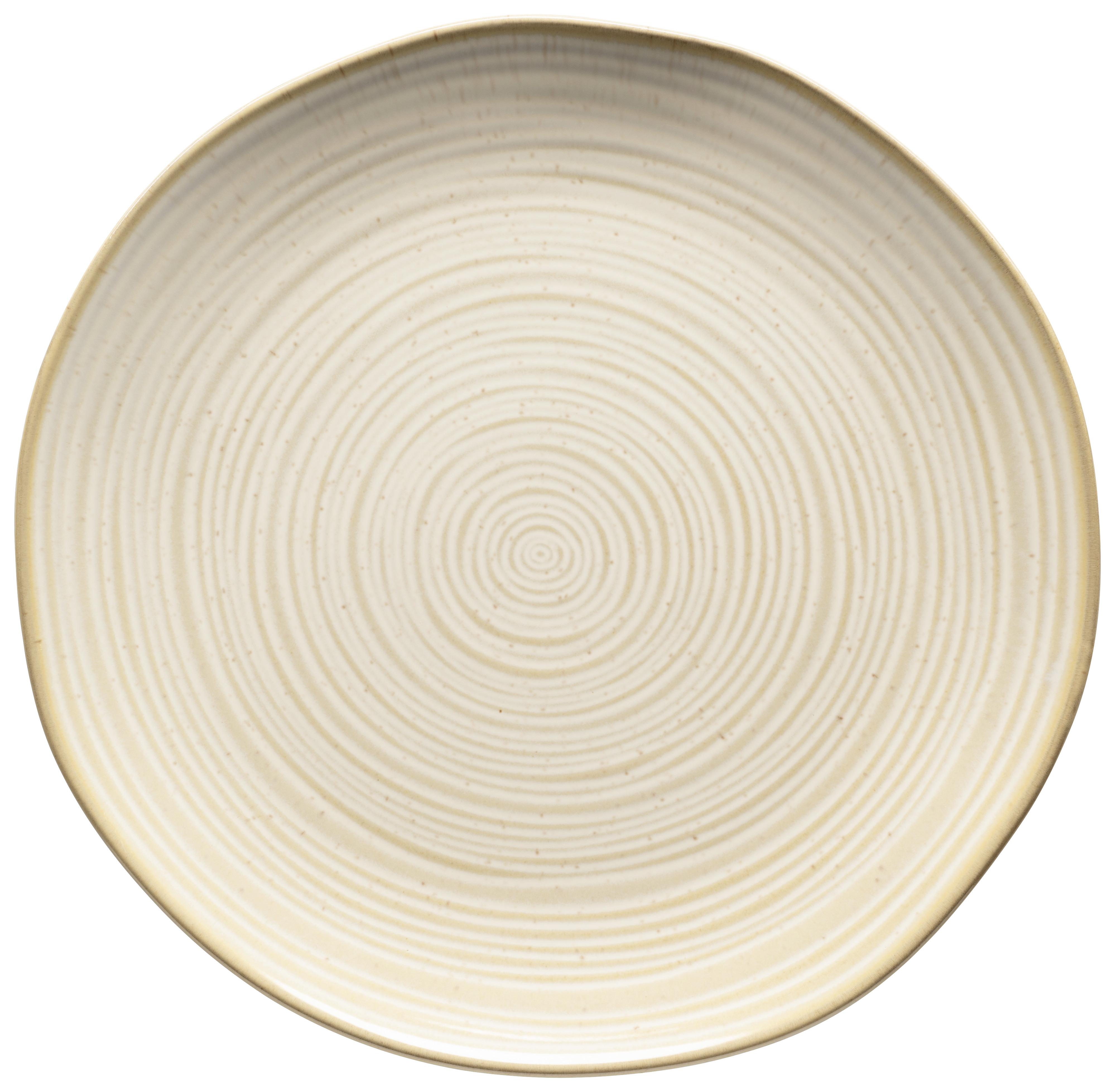 Tafelservice Keramik 4 Personen Geschirr Set - Beige, Basics, Keramik - Mäser