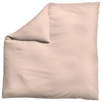 Bettdeckenbezug Knitted Jersey 200x200cm Hellrot - Hellrot, Basics, Textil (200/200cm) - Schlafgut