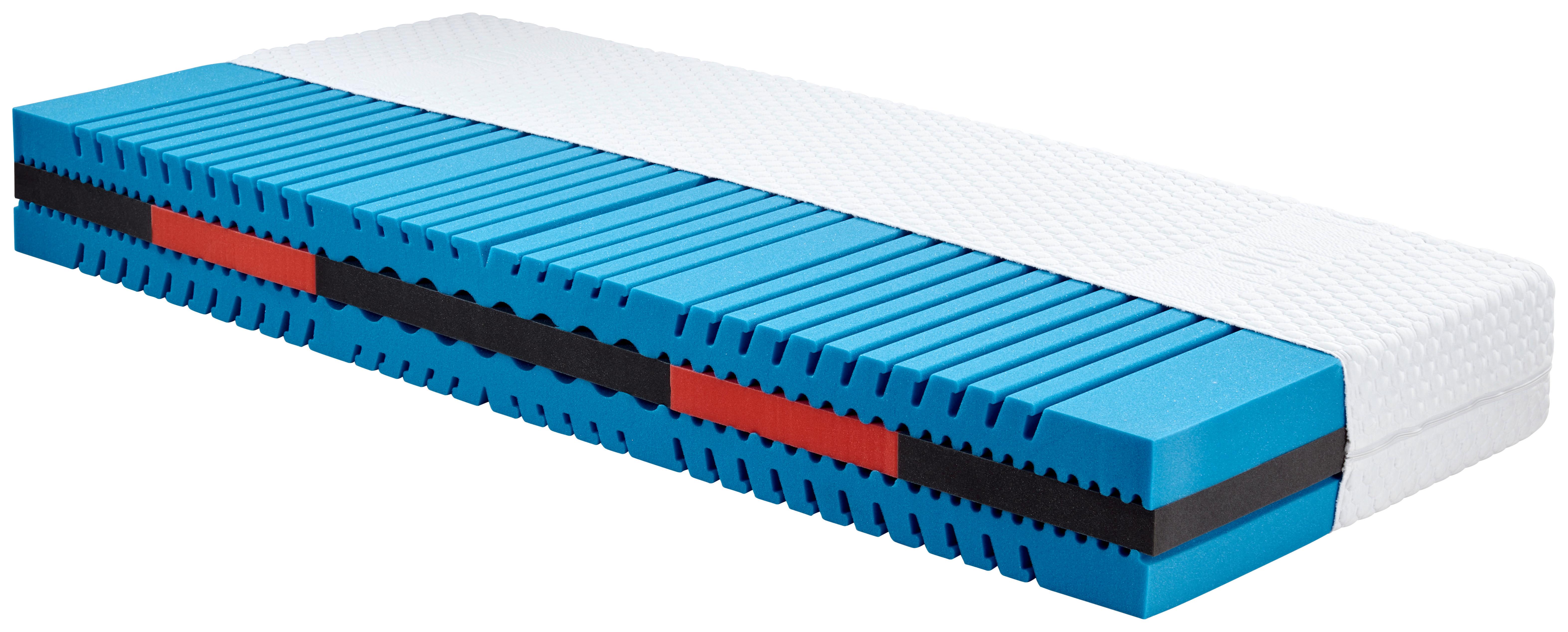 Komfortschaummatratze Energie Vitale 90x200 cm H3 H: 23 cm - Weiß, Textil (90/200cm) - Ele