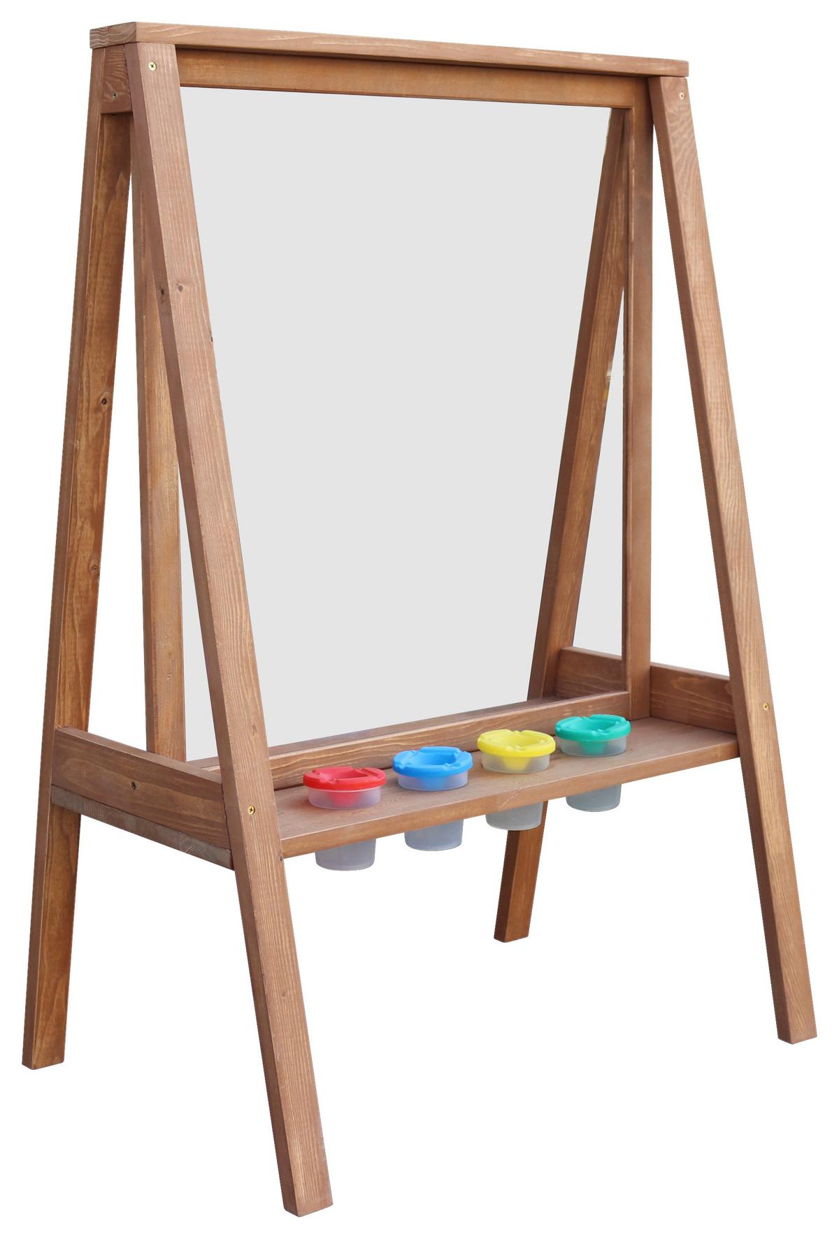 Maltafel Braun, B/h/t: 70x105x50cm - Braun, KONVENTIONELL, Holz (70/105/50cm) - Ambia Garden