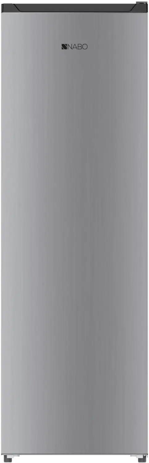 Gefrierschrank Nabo Silberfarben 54x168 Cm 204 L Freistehend - Silberfarben, Basics, Glas/Kunststoff (54/168/59cm) - Nabo