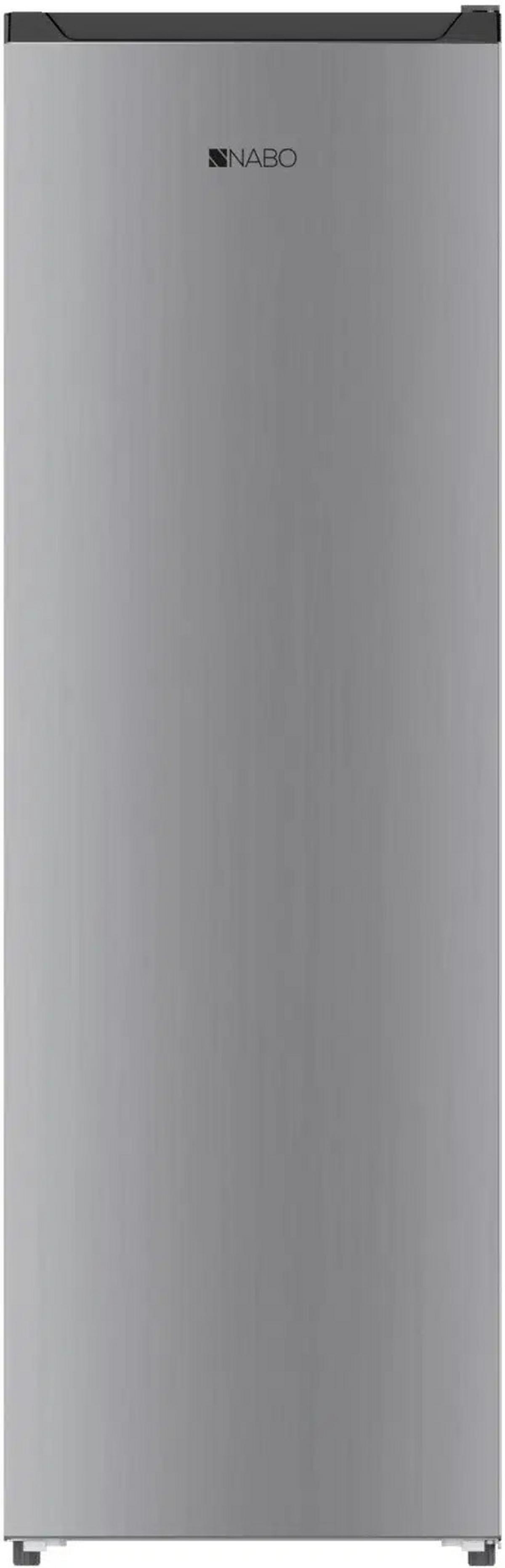 Gefrierschrank Nabo Silberfarben 54x168 cm 204 L Freistehend - Silberfarben, Basics, Glas/Kunststoff (54/168/59cm) - Nabo