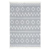 Teppich Hellgrau Baumwolle Ida Rechteckig 120x170 Cm - Hellgrau, ROMANTIK / LANDHAUS, Textil (120/170cm) - James Wood