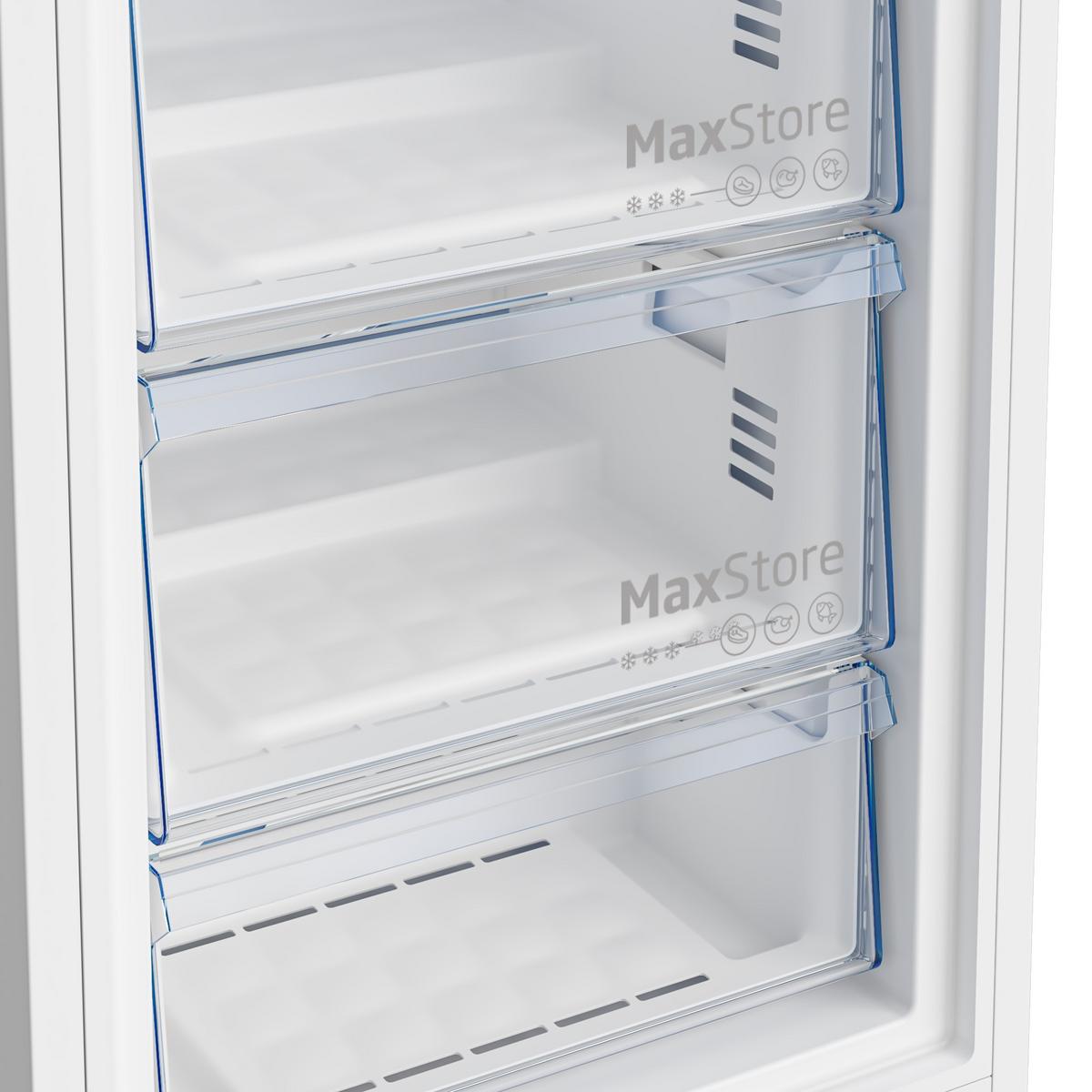 Gefrierschrank B3RFNE274W Nutzinhalt ca. 220 L, EEKL: E - Weiß, Basics (66,1/158/76,2cm) - Beko