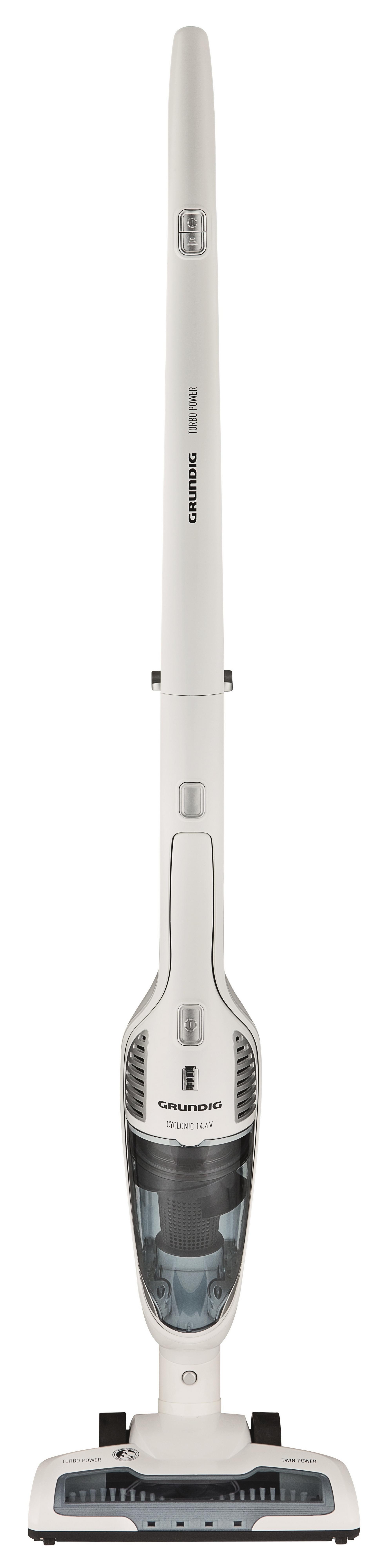 Akku-Handstaubsauger VCH 9630 - Silberfarben/Weiß, Basics, Kunststoff (16.1/63/34.5cm) - Grundig