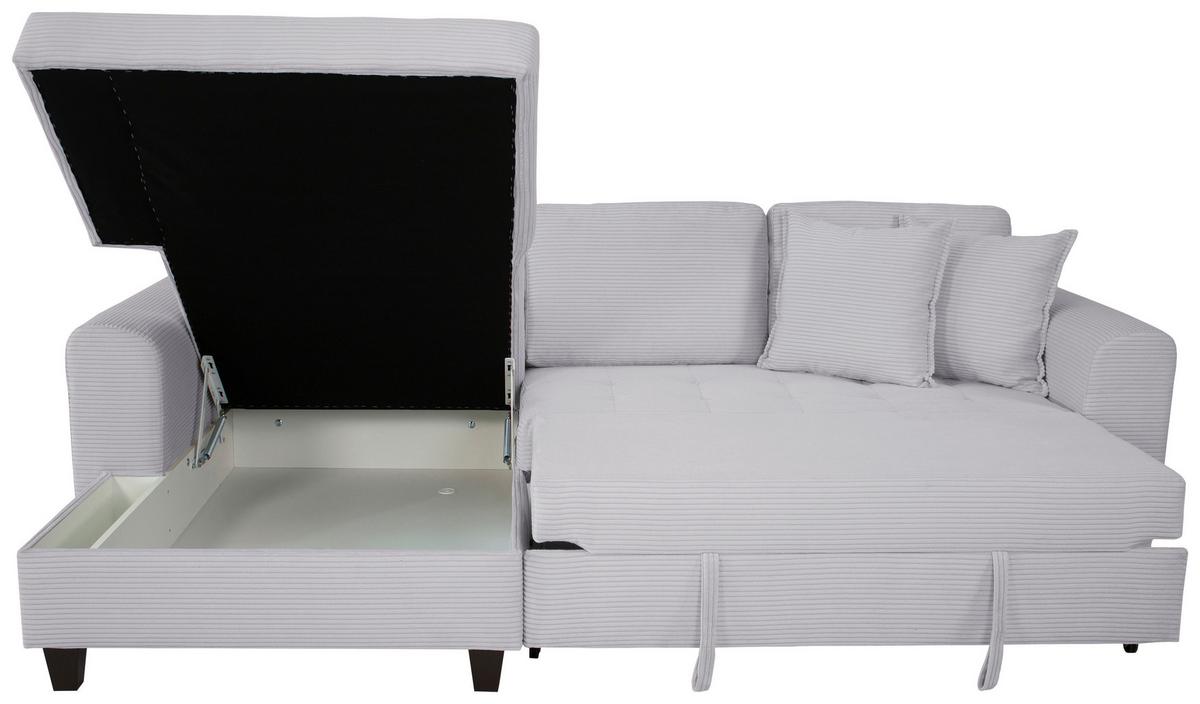 Ecksofa Moritz Beigebraun S: ca. 155x265 cm - Taupe, Trend, Textil (155/265cm)