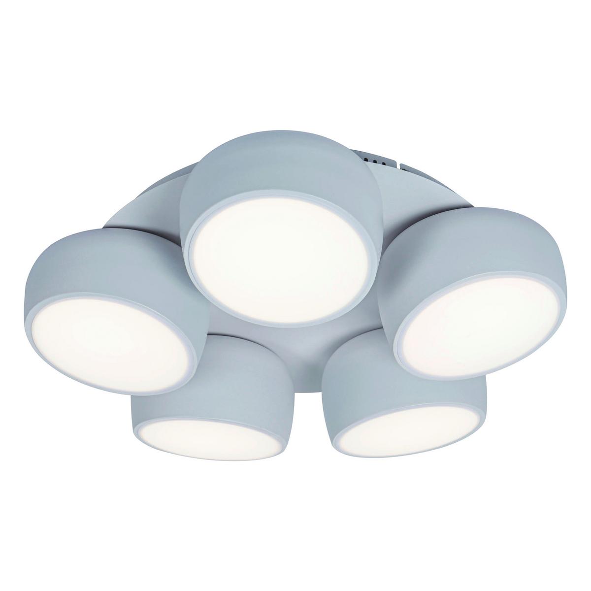 LED-Deckenleuchte Memory-Funktion - Weiß, Design, Kunststoff/Metall (60/60/15,1cm) - Näve