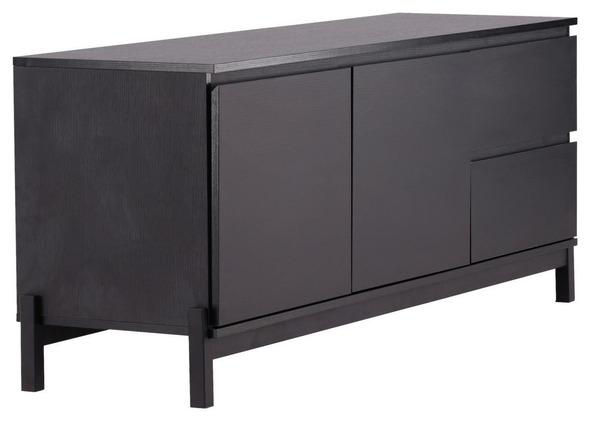 Sideboard Corpus - Schwarz, Design, Holzwerkstoff/Metall (135/56/40cm) - Livetastic