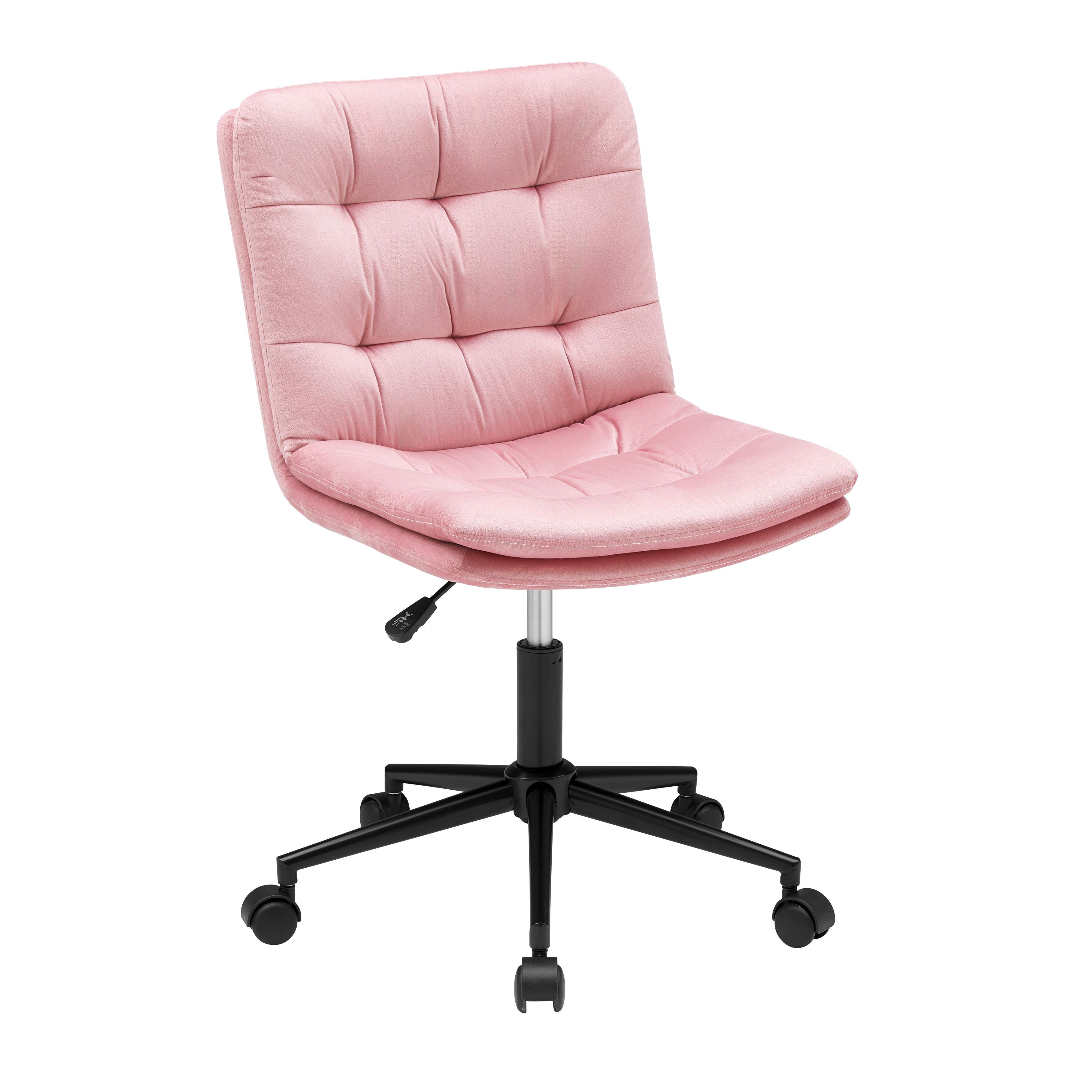 Kancelářska židle EASY II -EXKLUSIV- - pink/růžová, Konvenční, kov/textil (44/92-102/53cm) - Mömax