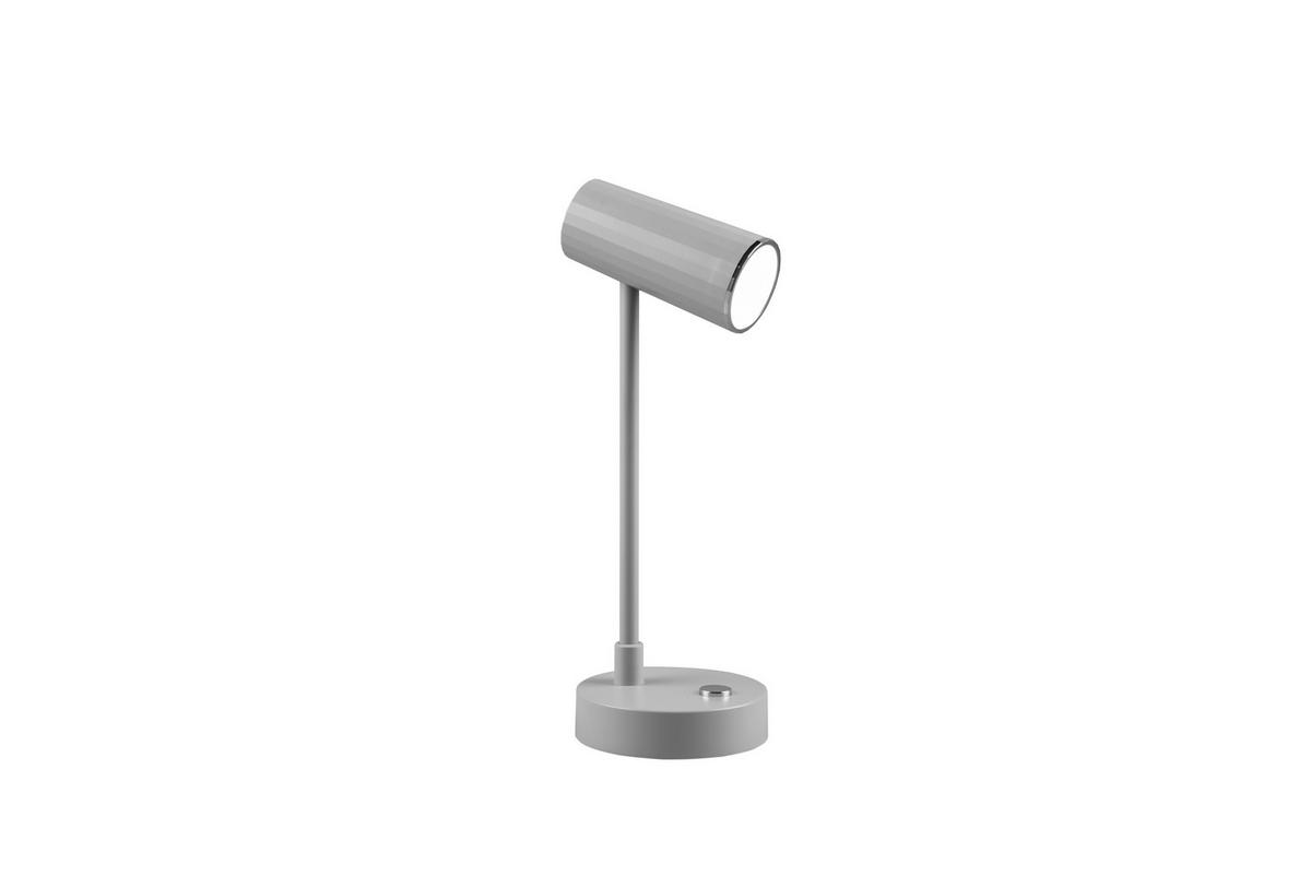 Akku-tischleuchte R52661111 Lenny - Grau, Design, Kunststoff (28/10/11cm)