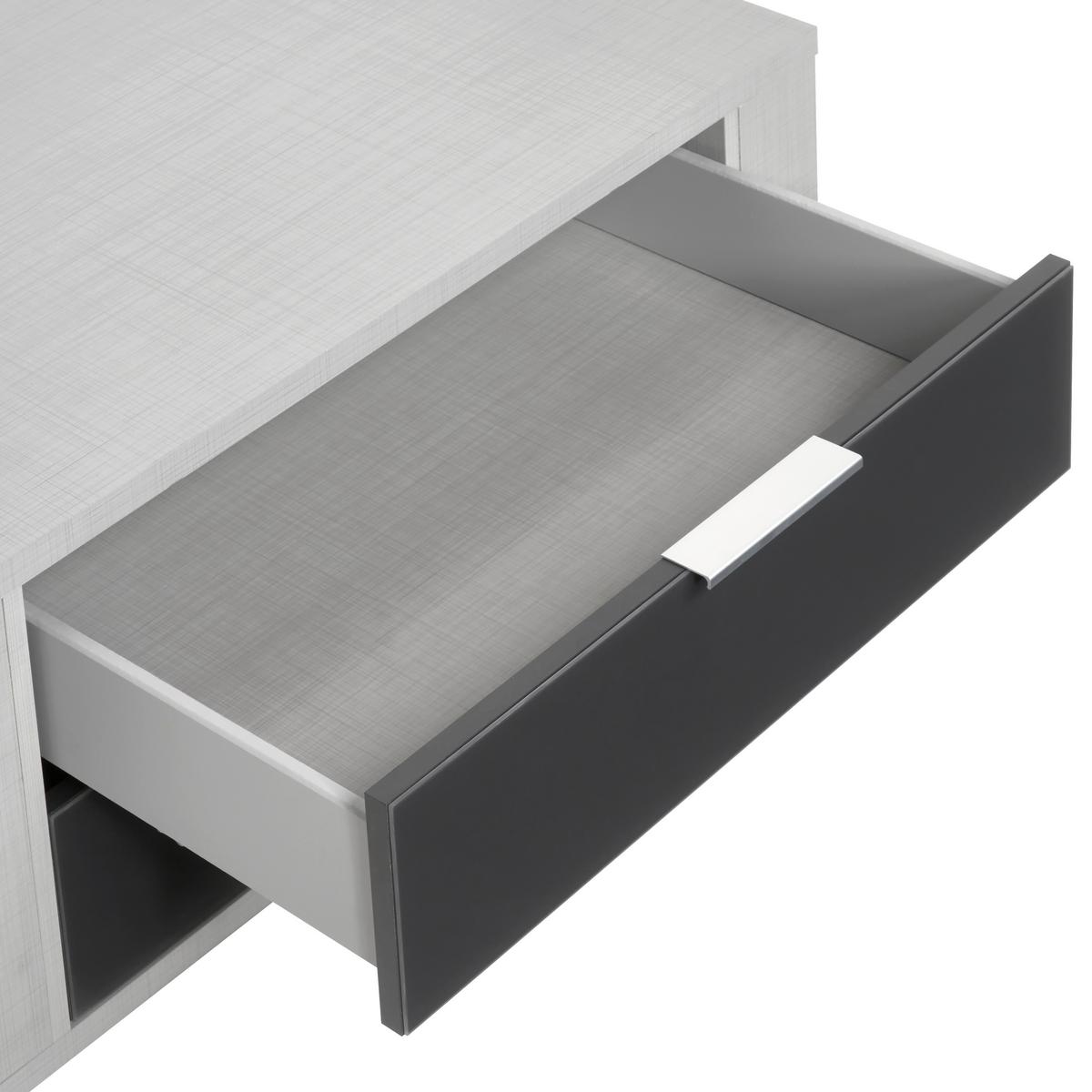 Schubkasteneinsatz Schubkasteneinsatz - Grau, MODERN, Holzwerkstoff (87/51/50cm) - MID.YOU