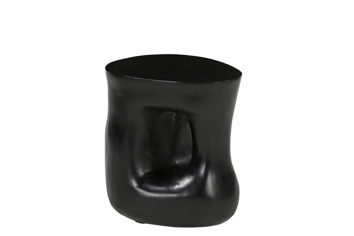 BEISTELLTISCH Schwarz B: 40 cm - Schwarz, Design, Holz (40/36/41cm) - MID.YOU