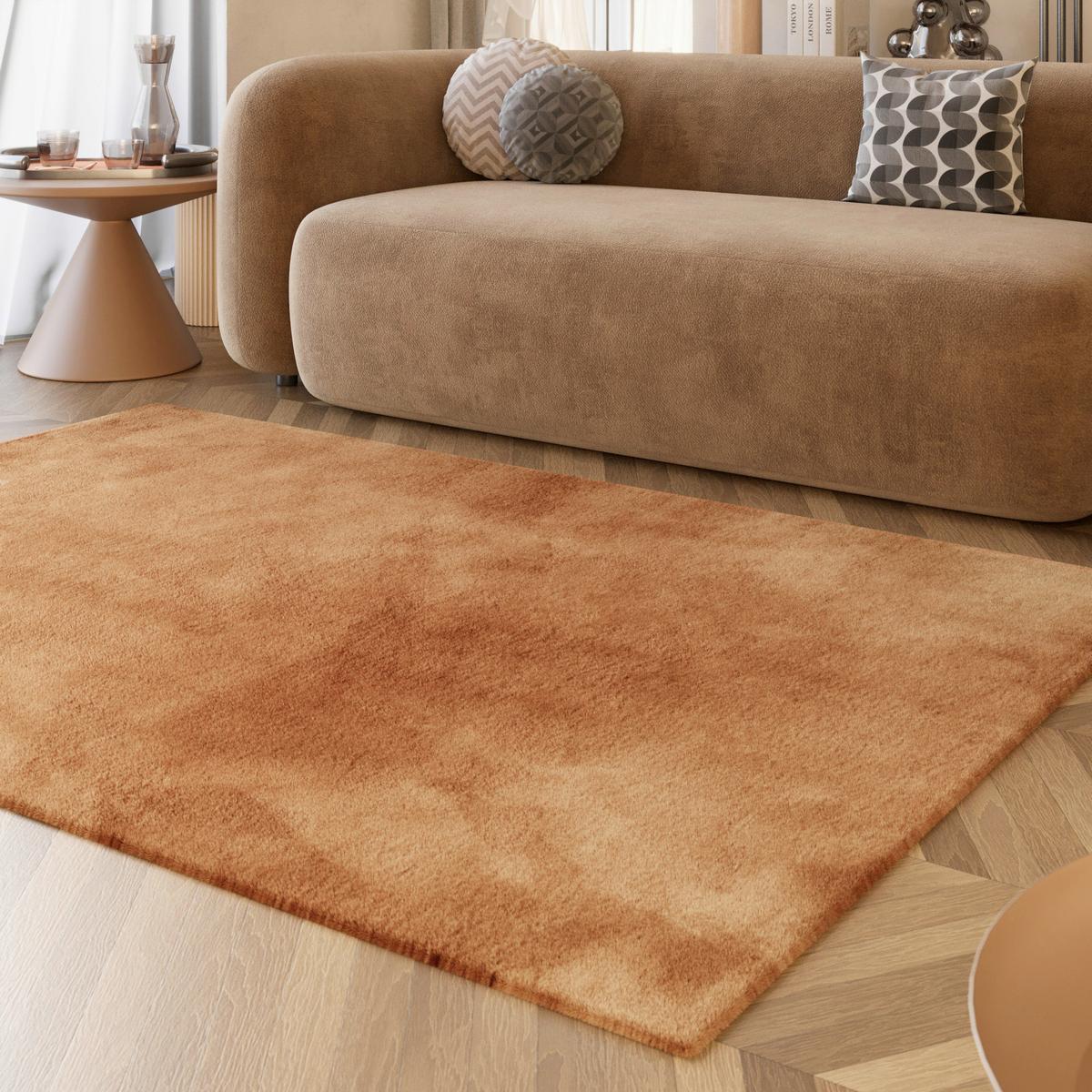 Hochflorteppich Alice Kupferfarben 70x140 - Kupferfarben, KONVENTIONELL, Textil (70/140cm) - Esprit