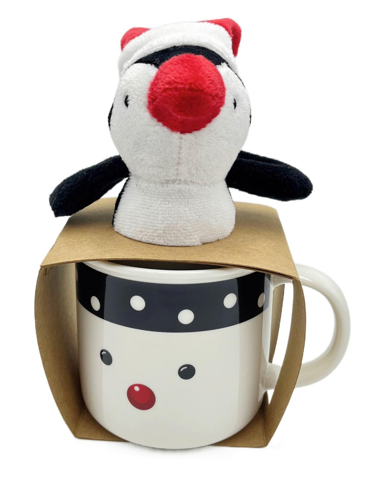 Óriáscsésze Ted Kb. 400ml - fekete/kék, Basics, textil/kerámia - Luca Bessoni