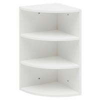ECKREGAL B: 30 cm Weiß lackiert - Weiß, KONVENTIONELL, Holzwerkstoff (30/60/30cm) - MID.YOU