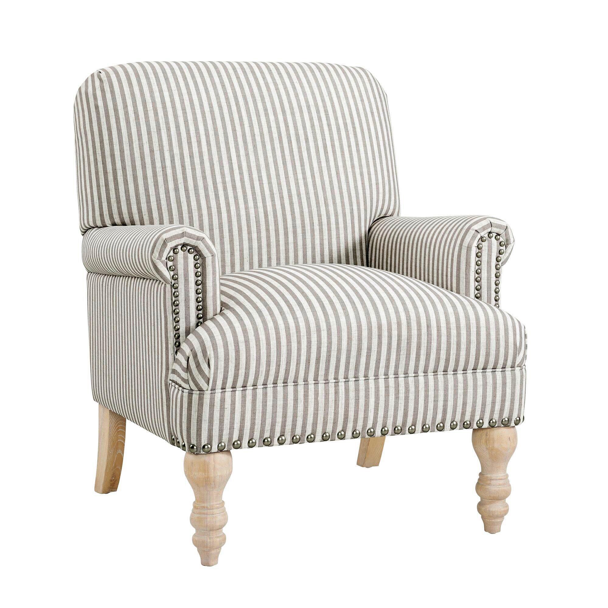 OHRENSESSEL Jaya Beige B: 76cm - Beige/Naturfarben, Design, Holz/Textil (76/89/73cm) - MID.YOU