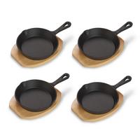 SADA PÁNVÍ 4-dílná - černá, Basics, kov (15/3,5/25cm) - Echtwerk