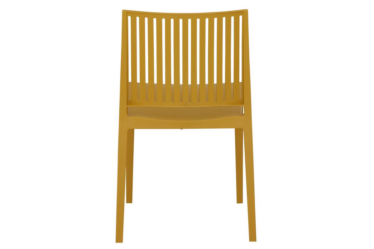 Stapelstuhl T20078 - Gelb, Basics, Kunststoff (57/80/56cm) - Siena Garden