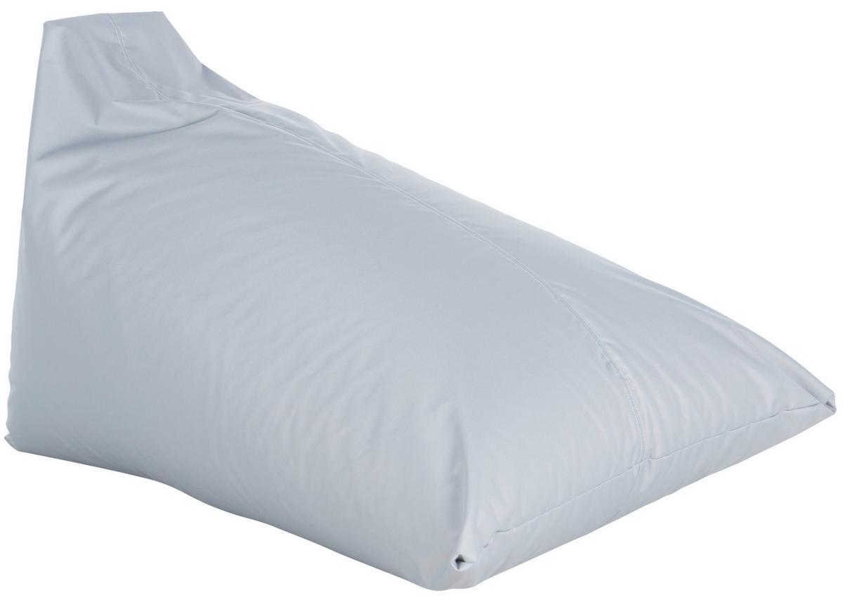 Sitzsack Relax Lounger Joker Grau, Outdoor, Polystyrol - Grau, Basics, Textil (130/40/170cm) - Ondega
