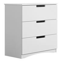 KOMMODE Classic Weiß B: 80cm - Weiß, MODERN, Holzwerkstoff (80/81/41cm) - MID.YOU