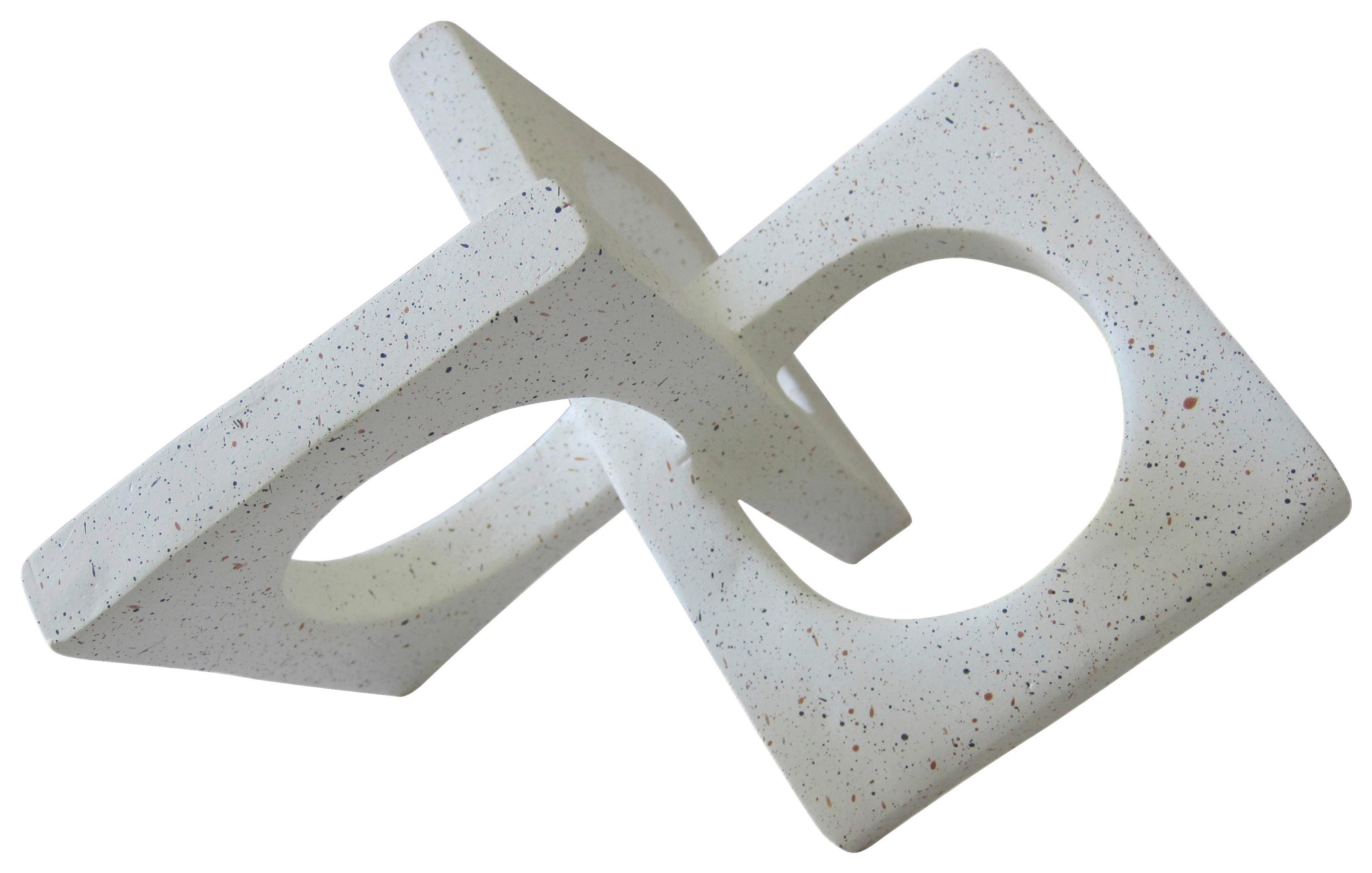 Skulptur Lukas - Creme, KONVENTIONELL, Kunststoff (17/14,5/10cm) - Luca Bessoni