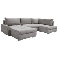 Ecksofa Canion - Chromfarben/Fango, Design, Textil (174/322/173cm) - Livetastic