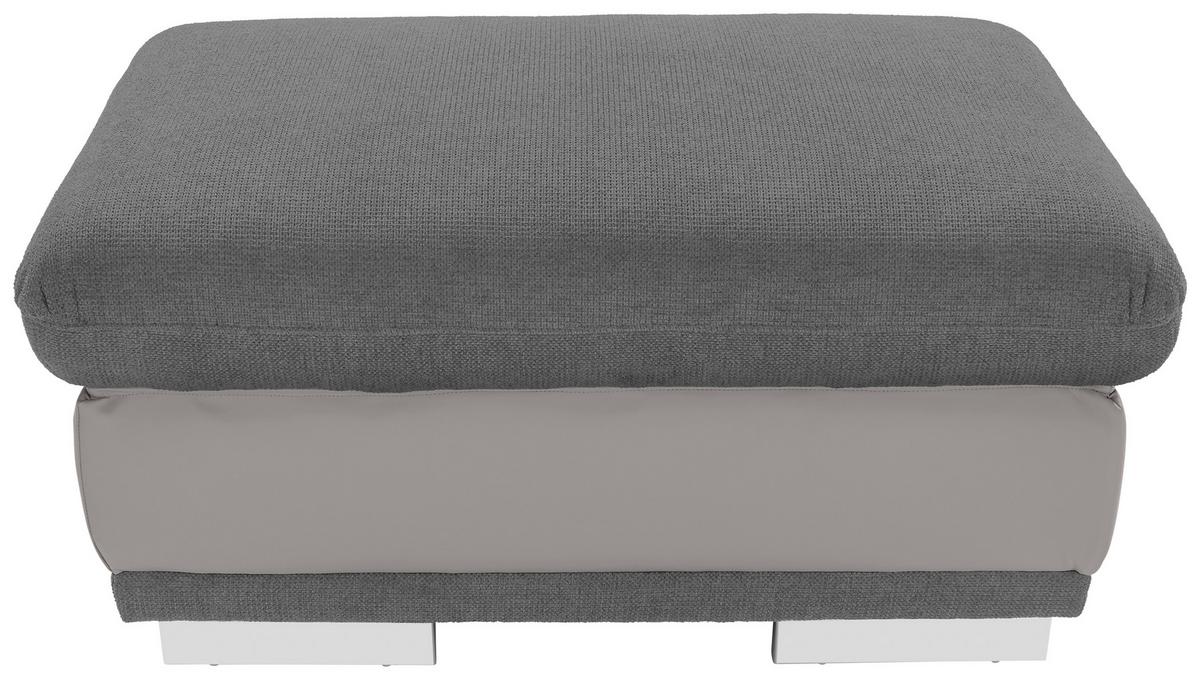 Taburet SEASIDE, šedá / tmavě šedá barva - šedá/tmavě šedá, Konvenční, kov/textil (97/47/67cm) - Luca Bessoni