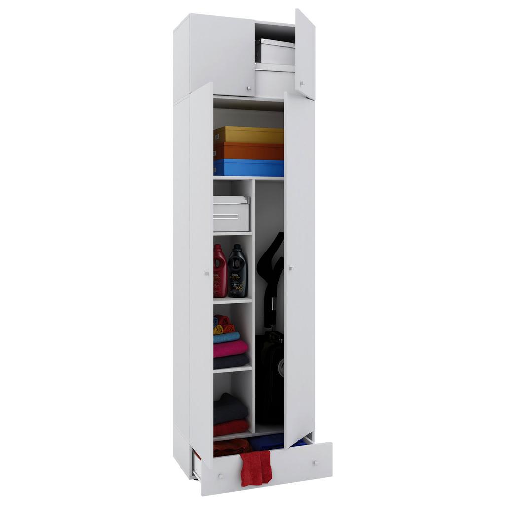 Mehrzweckschrank Vandol II Weiß BxH: 70x238 cm
