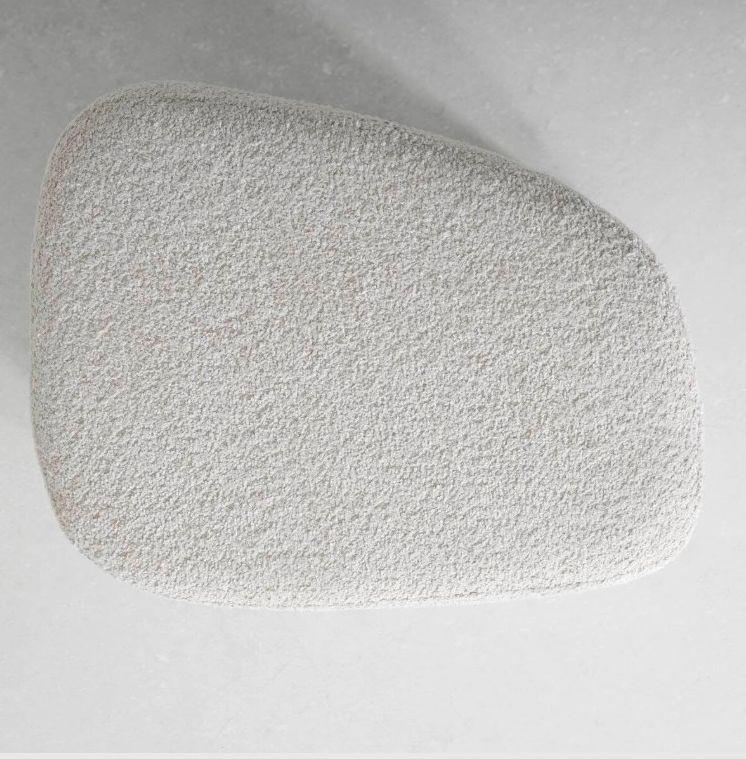 Taburetka Stony béžová - béžová, Modern, kompozitné drevo/textil (61/48/36cm) - Premium Living